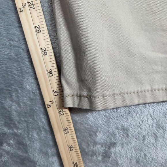 Levis 514 Pants Mens 36x32 Khaki Beige Straight Non-Stretch Cotton Twill Preppy - Picture 10 of 10